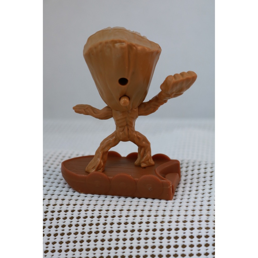 McDonalds Toy Unisex OS Brown Groot Marvel Happy Meal Surfing Figure 2022